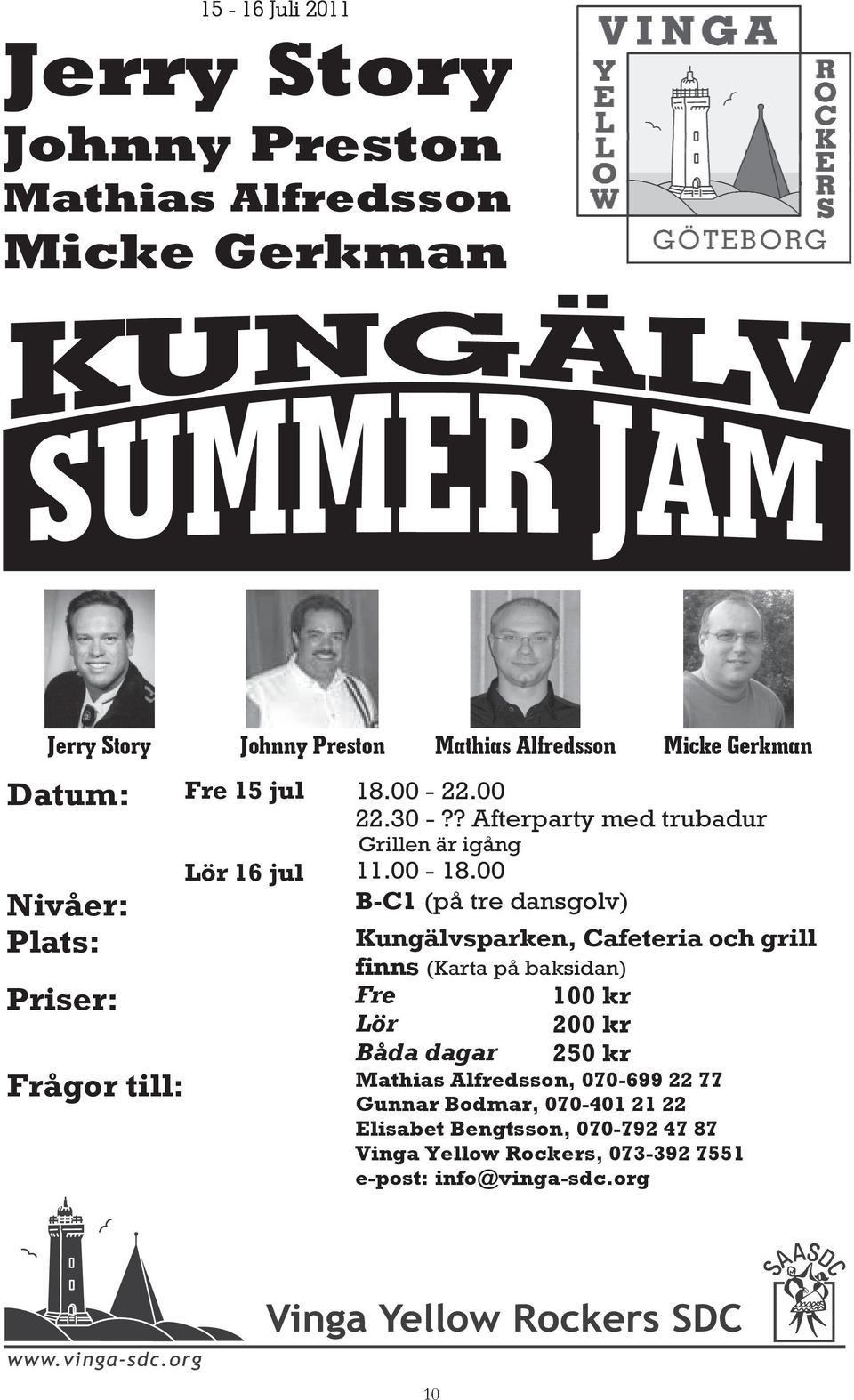 30 -?? Afterparty med trubadur Grillen är