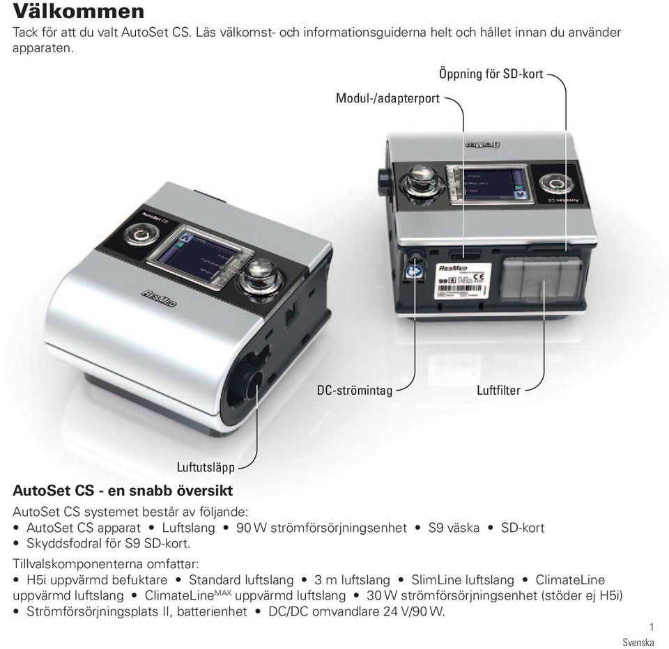 Luftslang 90 W strömförsörjningsenhet S9 väska SD-kort Skyddsfodral för S9 SD-kort.