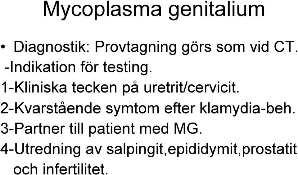 2-Kvarstående symtom efter klamydia-beh.