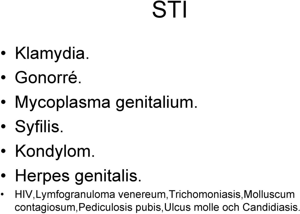 HIV,Lymfogranuloma