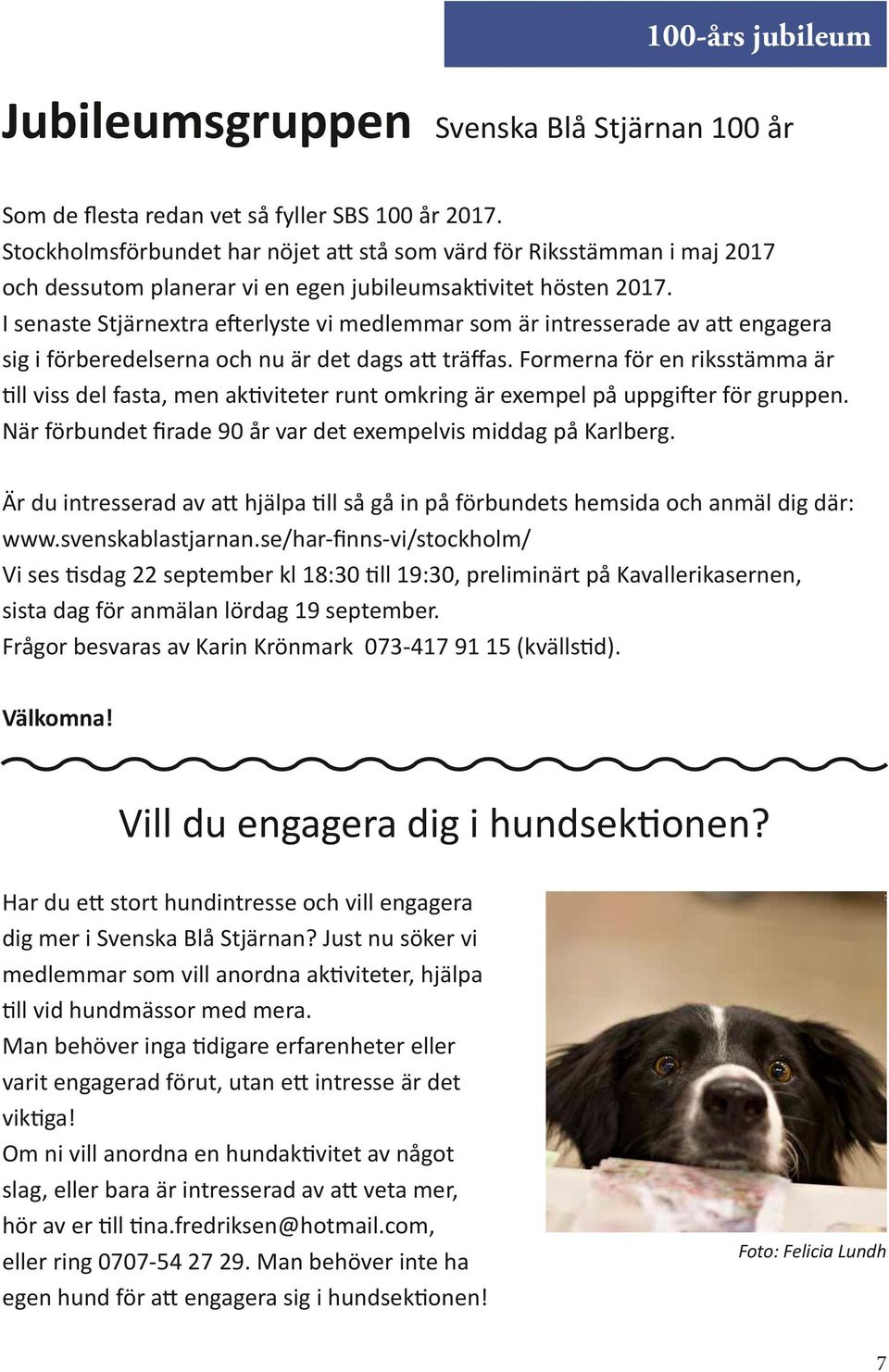 I senaste Stjärnextra efterlyste vi medlemmar som är intresserade av att engagera sig i förberedelserna och nu är det dags att träffas.