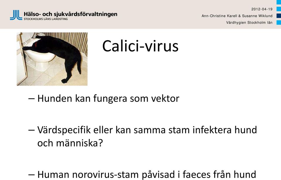 stam infektera hund och människa?