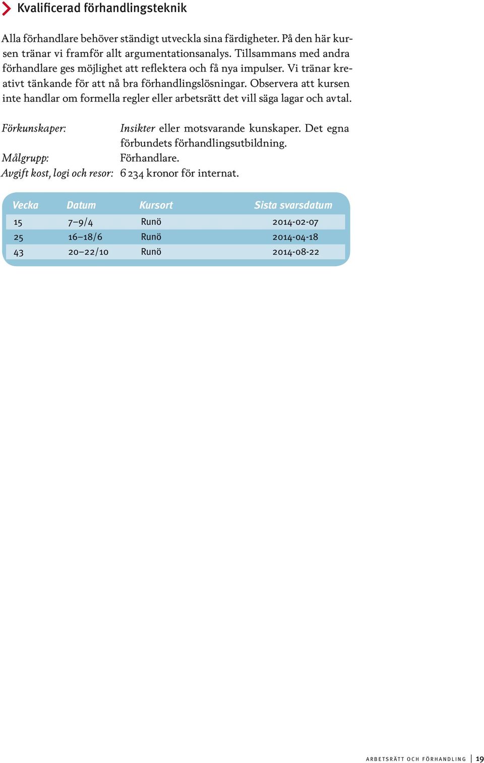 Observera att kursen inte handlar om formella regler eller arbetsrätt det vill säga lagar och avtal. Insikter eller motsvarande kunskaper.