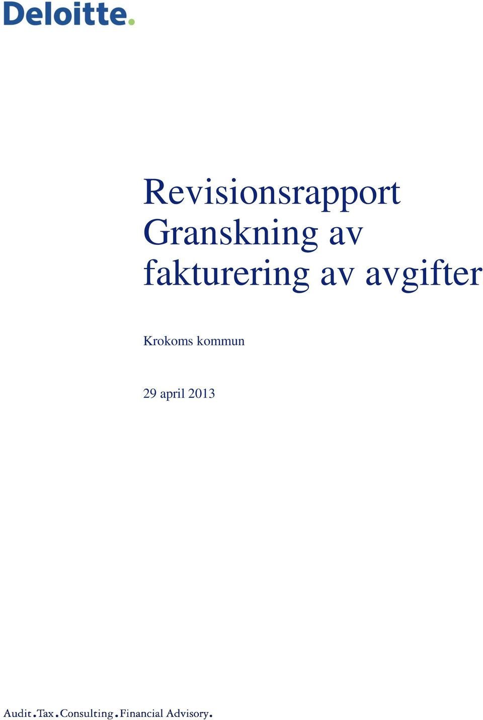 fakturering av