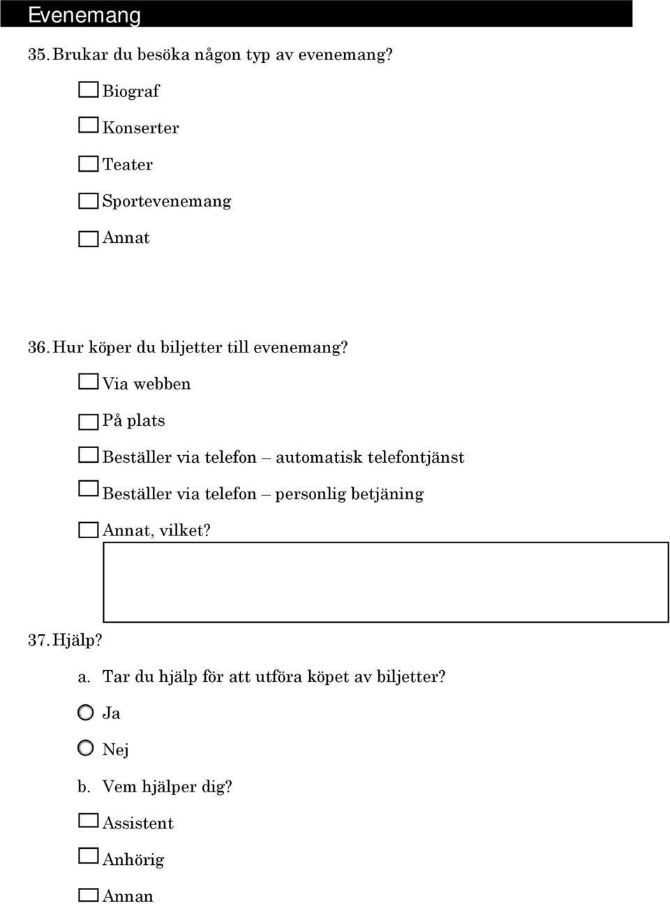 Via webben På plats Beställer via telefon automatisk telefontjänst Beställer via telefon