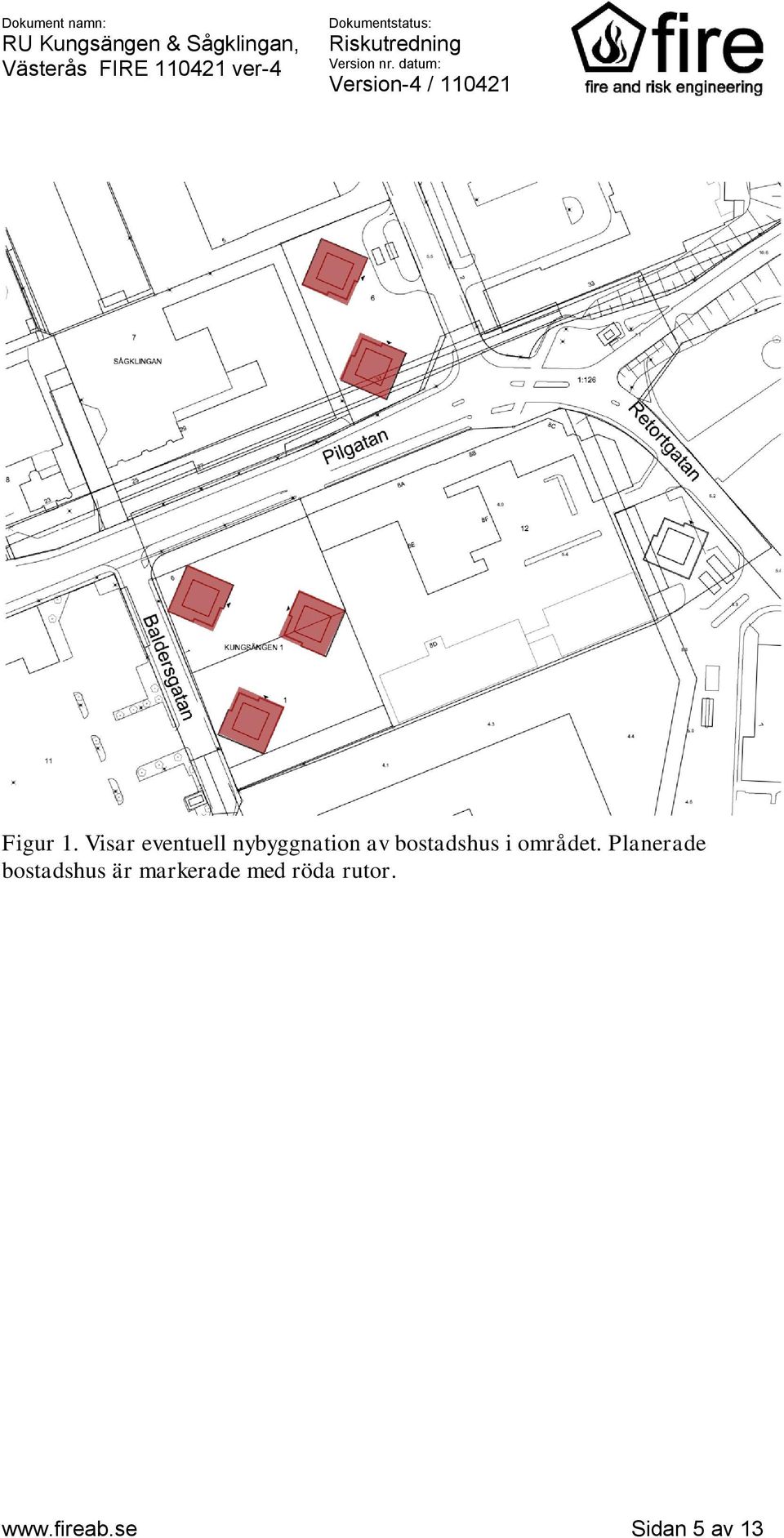 bostadshus i området.