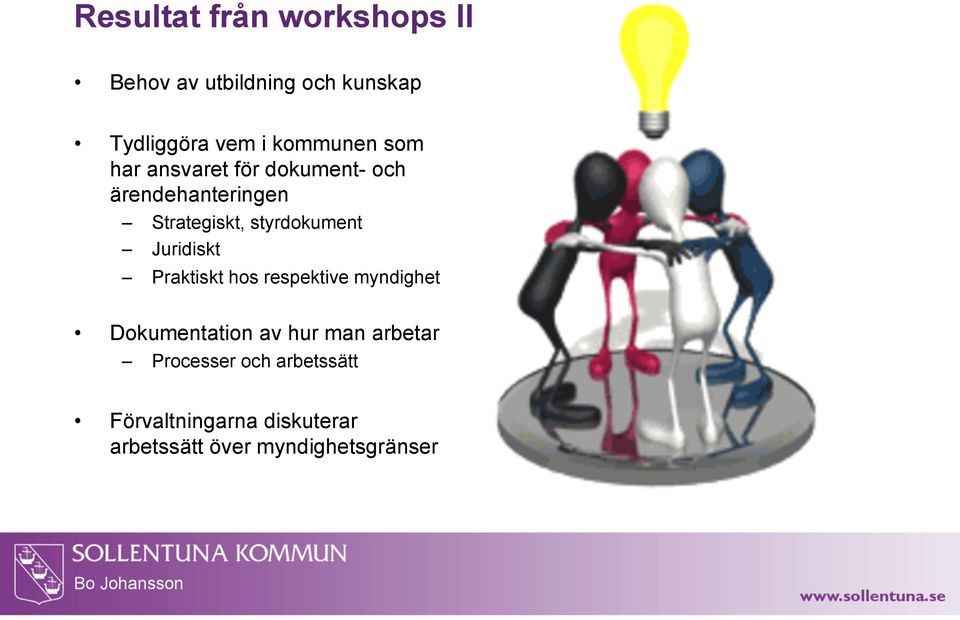 styrdokument Juridiskt Praktiskt hos respektive myndighet Dokumentation av hur