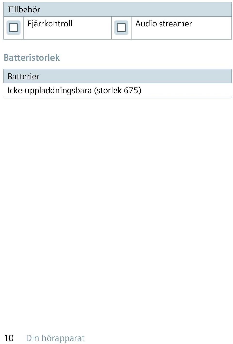 Batterier