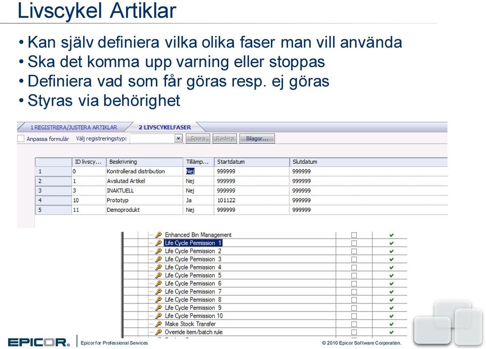 upp varning eller stoppas Definiera vad som