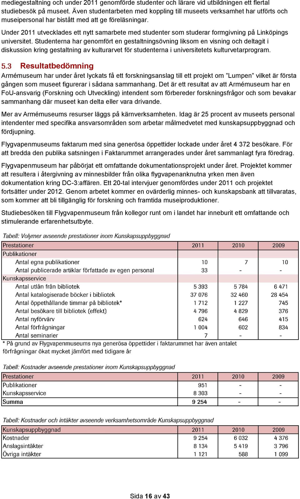 Under 2011 utvecklades ett nytt samarbete med studenter som studerar formgivning på Linköpings universitet.