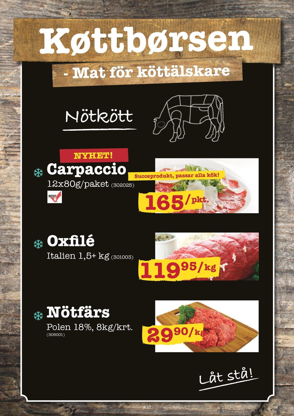 alla kök! 165 /pkt.