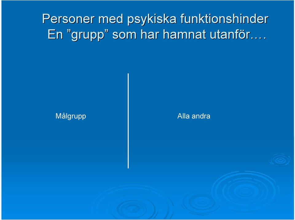 grupp som har hamnat