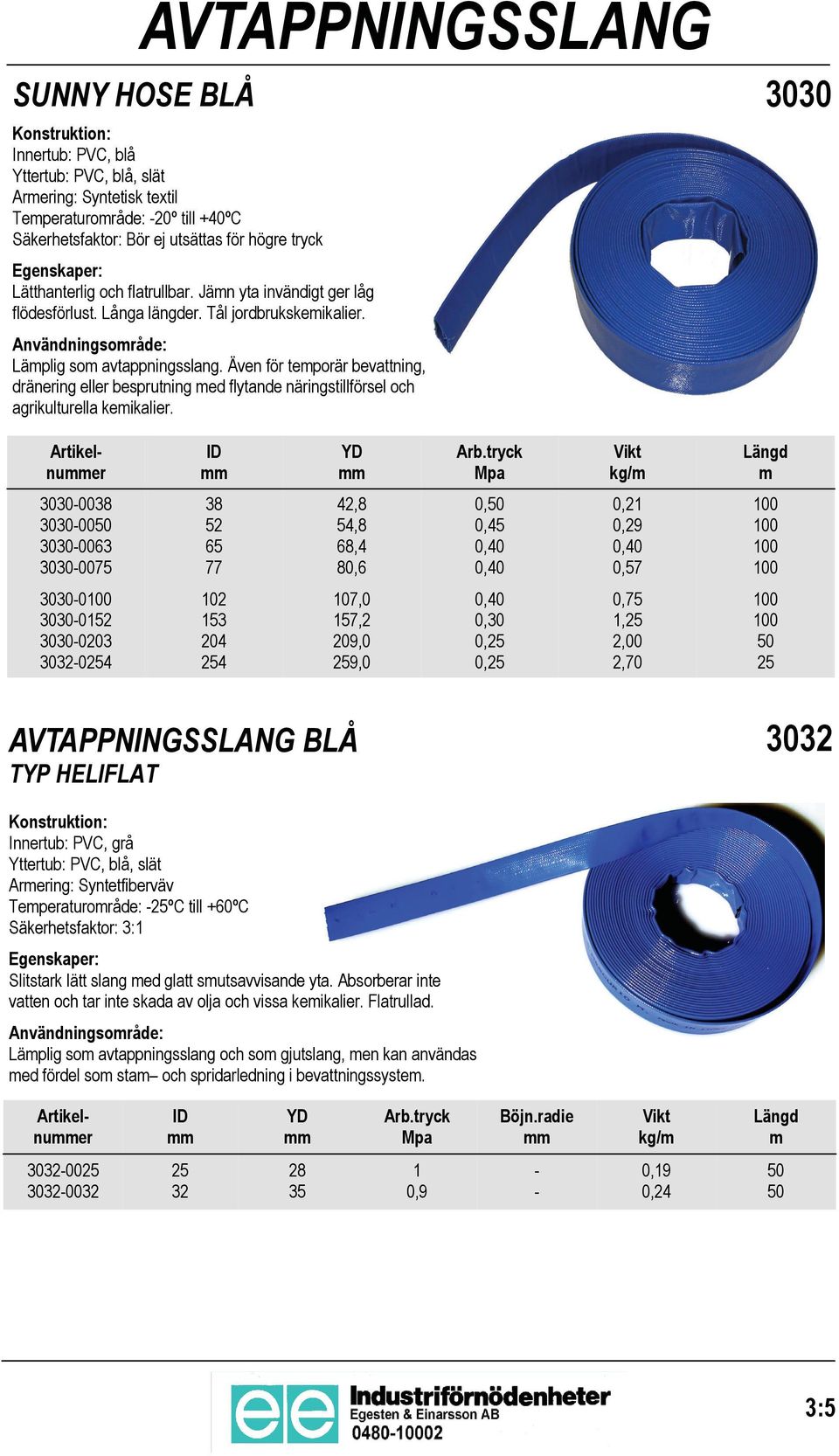 Även för teporär bevattning, dränering eller besprutning ed flytande näringstillförsel och agrikulturella keikalier.