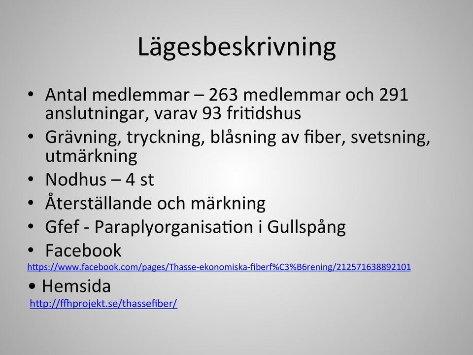 och märkning Gfef - Paraplyorganisa\on i Gullspång Facebook hnps://www.facebook.