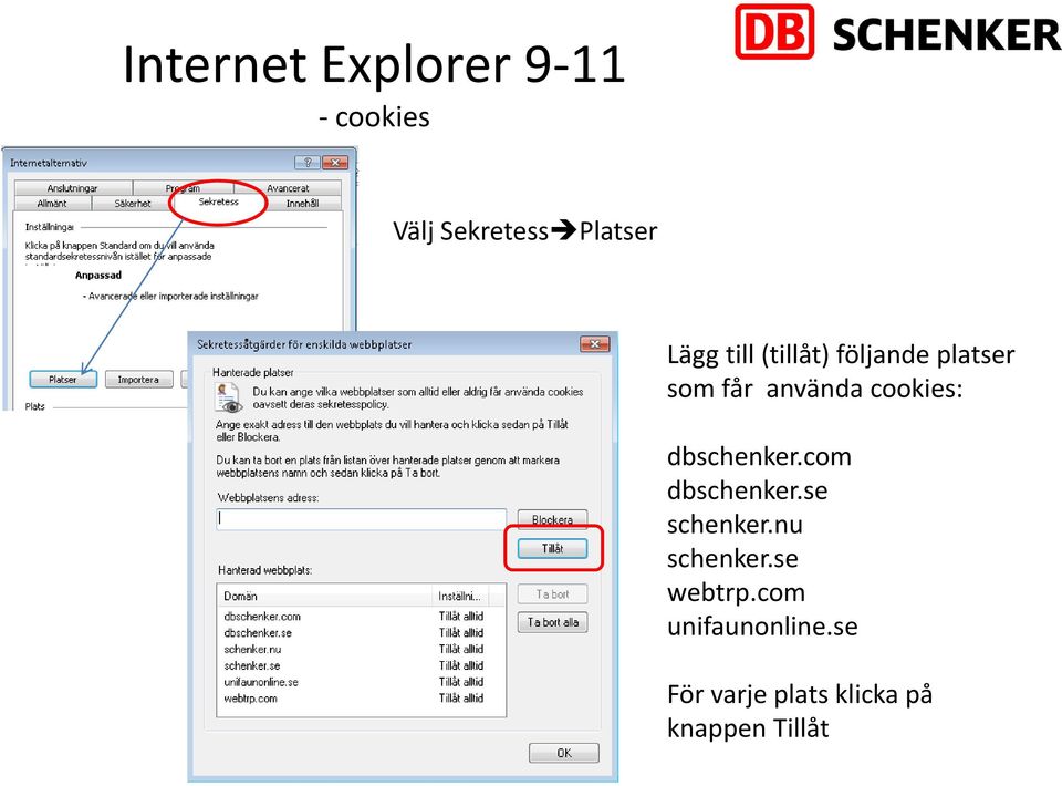 dbschenker.com dbschenker.se schenker.nu schenker.