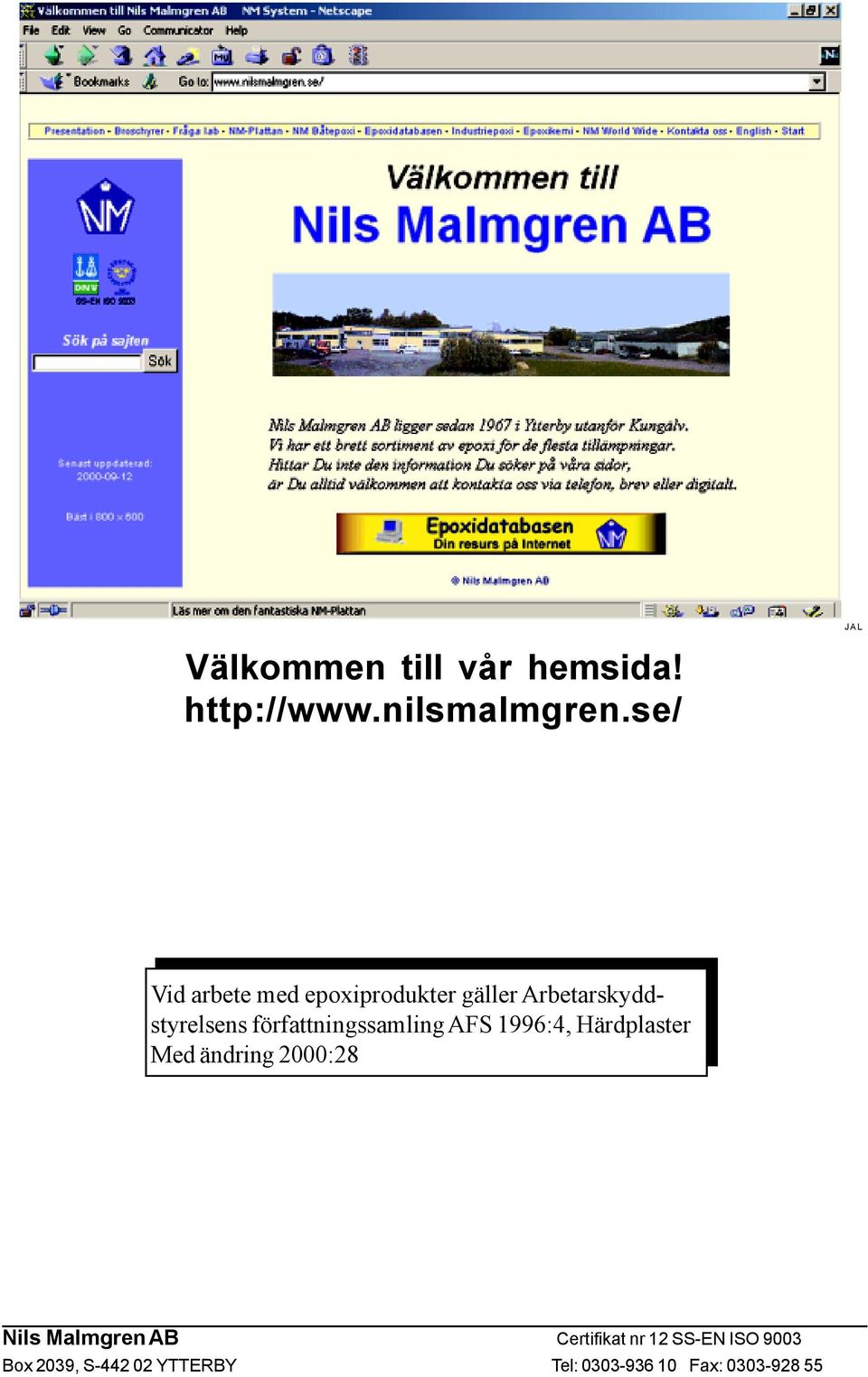se/ Vid arbete med epoxiprodukter gäller
