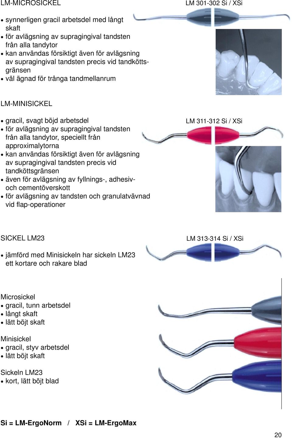 från approximalytorna kan användas försiktigt även för avlägsning av supragingival tandsten precis vid tandköttsgränsen även för avlägsning av fyllnings-, adhesivoch cementöverskott för avlägsning av