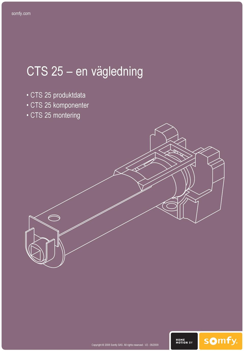 produktdata CTS 25 komponenter CTS