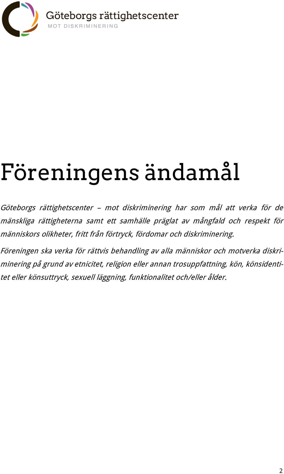 diskriminering.