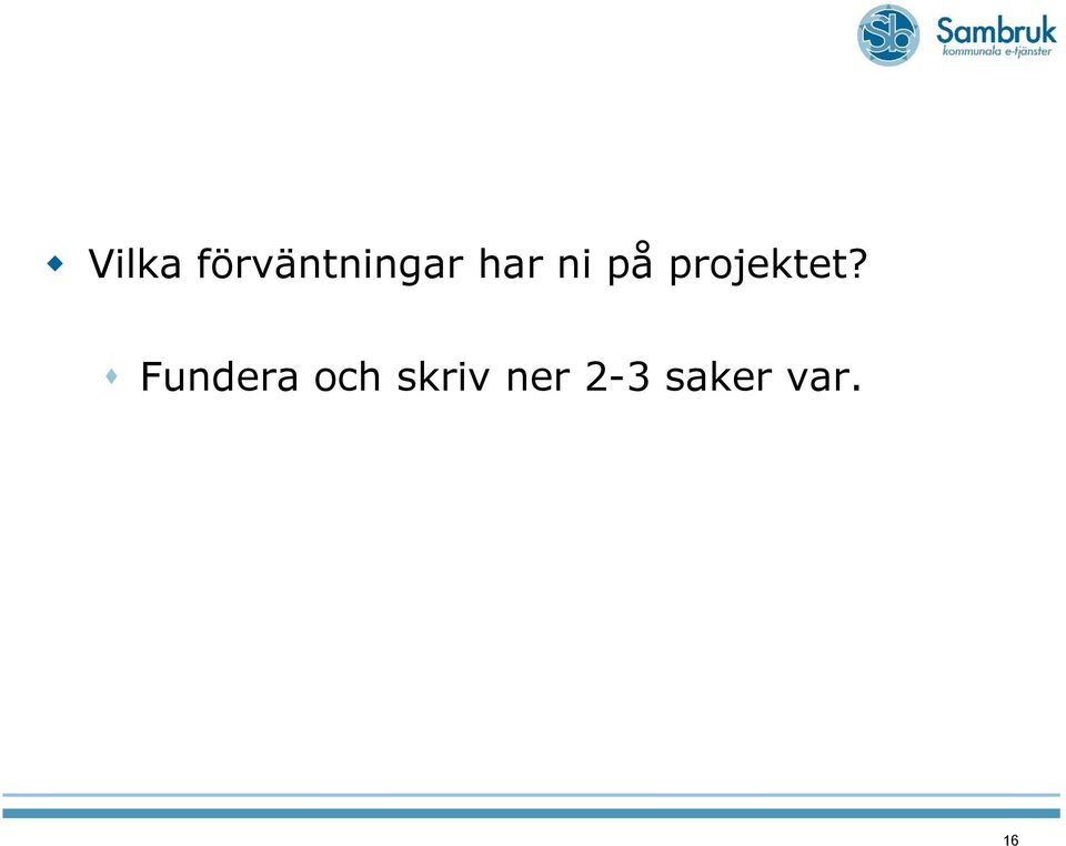 Fundera och skriv