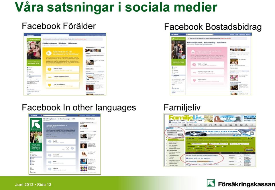 Bostadsbidrag Facebook In other