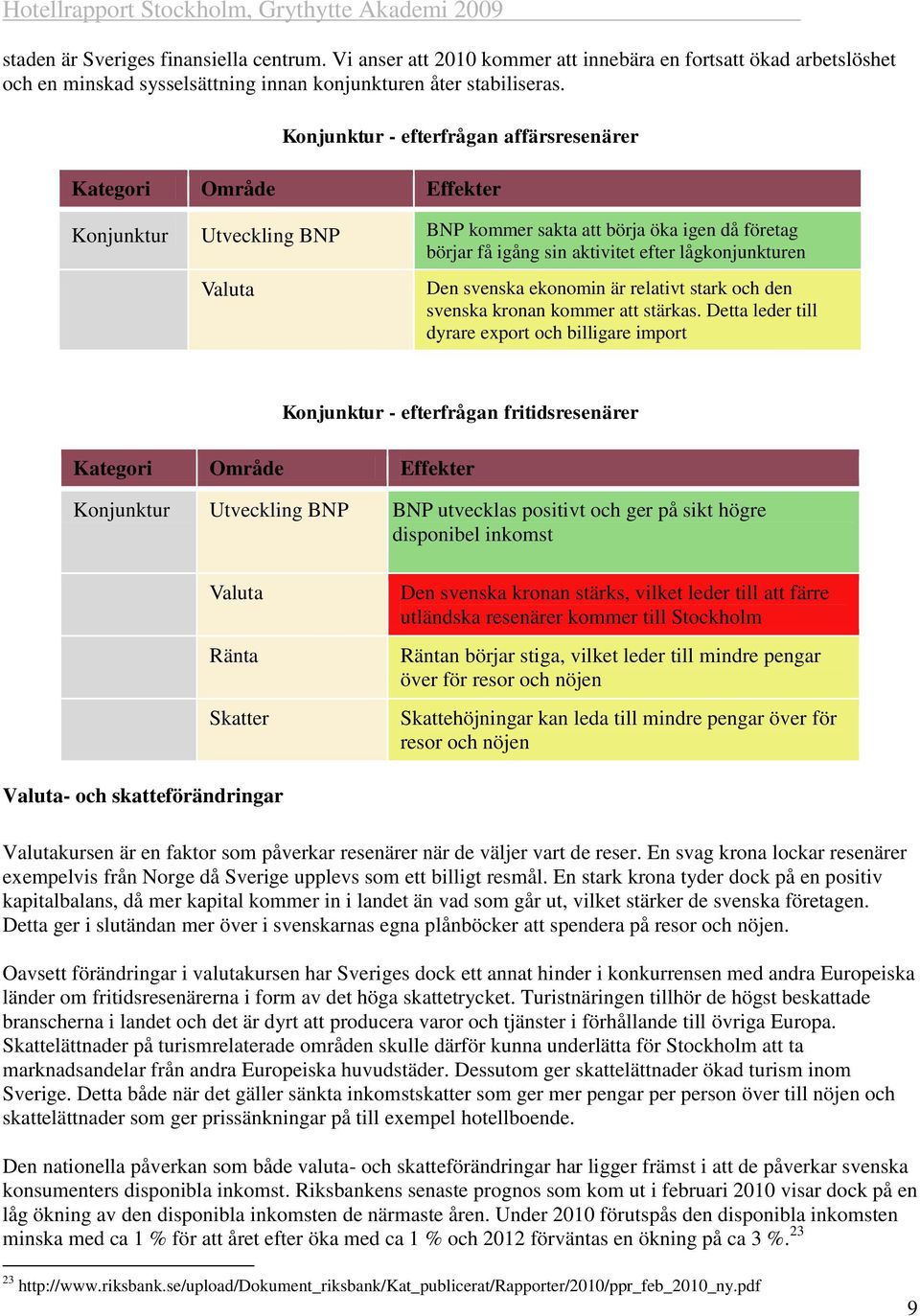 Den svenska ekonomin är relativt stark och den svenska kronan kommer att stärkas.