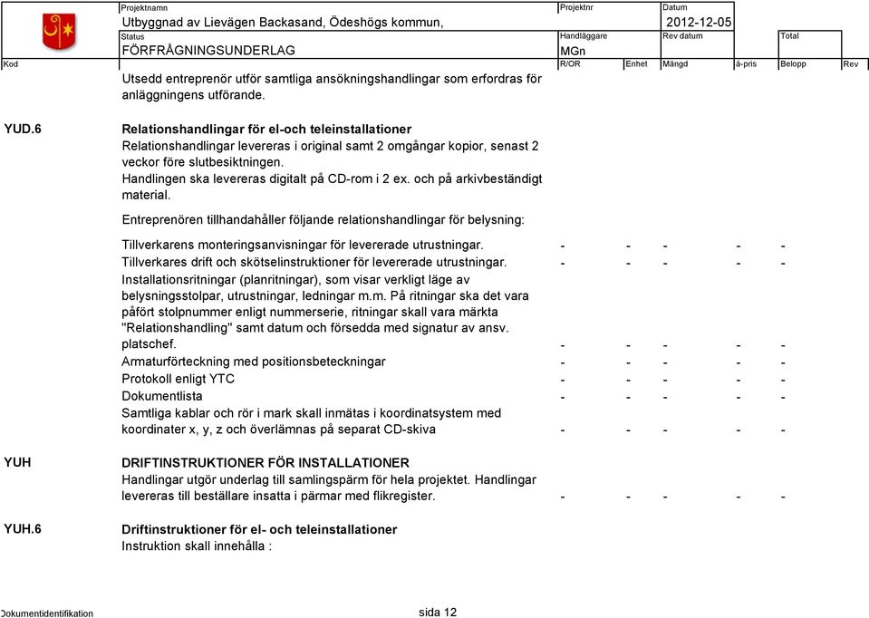 Handlingen ska levereras digitalt på CD-rom i 2 ex. och på arkivbeständigt material.