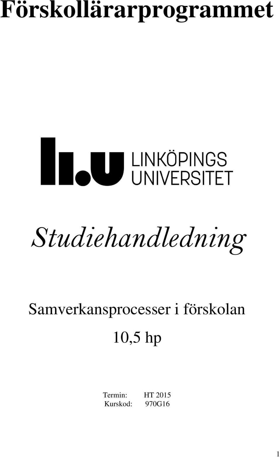 Samverkansprocesser i