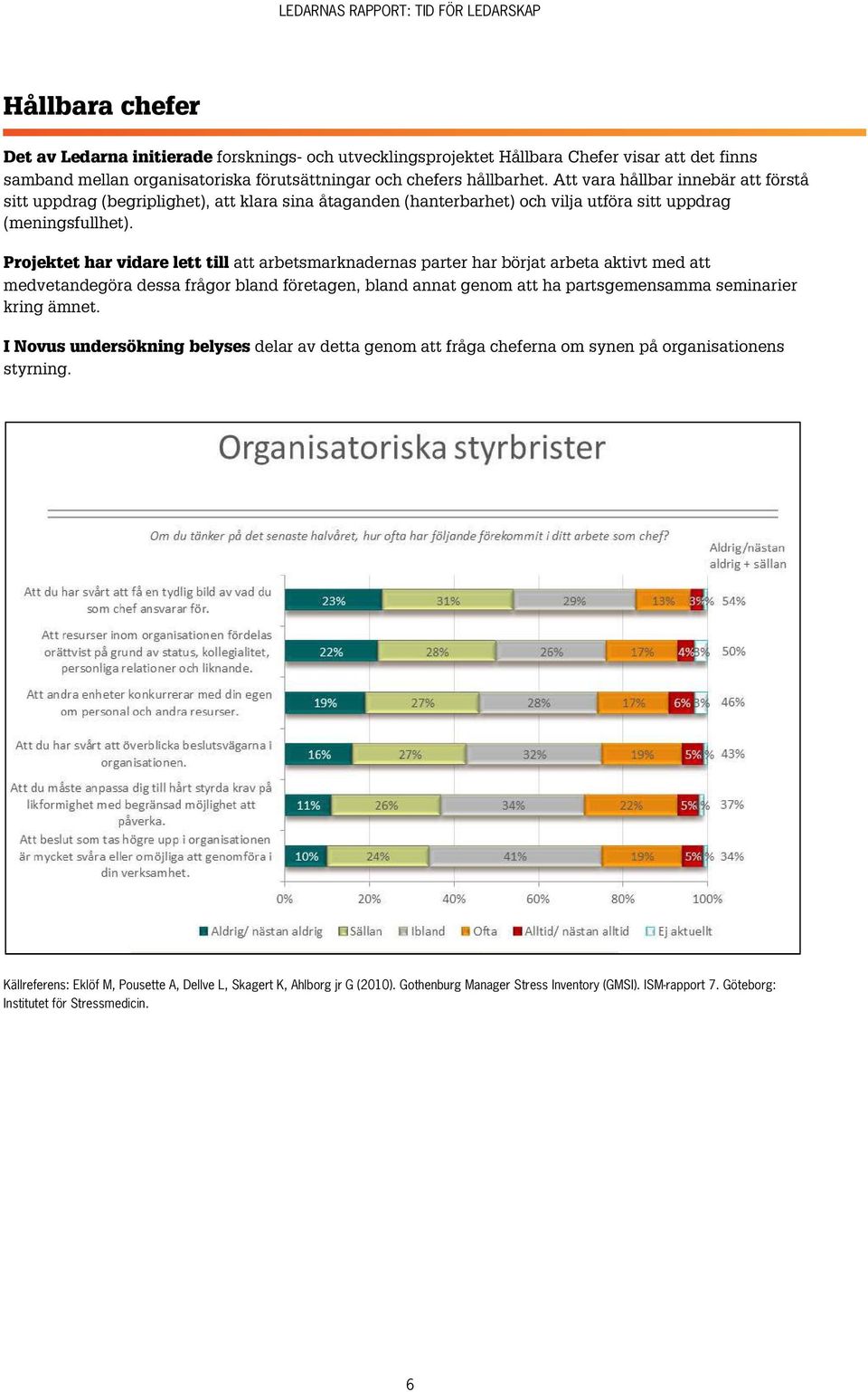 Projektet har vidare lett till att arbetsmarknadernas parter har börjat arbeta aktivt med att medvetandegöra dessa frågor bland företagen, bland annat genom att ha partsgemensamma seminarier kring