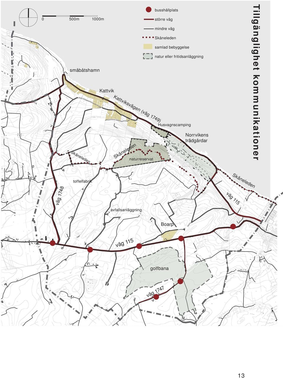 g1 74 9) Husvagnscamping Norrvikens trädgårdar Sk ån ele de n Sk å le ne de n naturreservat