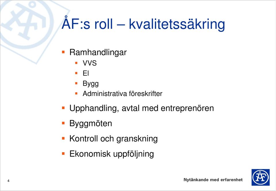 Upphandling, avtal med entreprenören