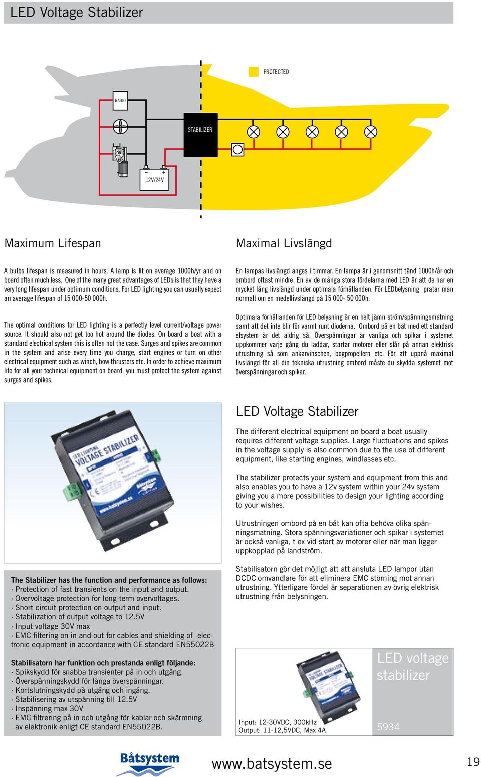 The optimal conditions for LED lighting is a perfectly level current/voltage power source. It should also not get too hot around the diodes.