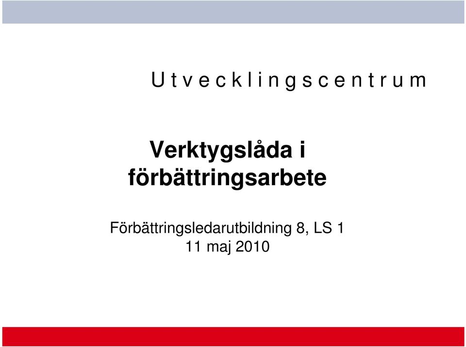 förbättringsarbete