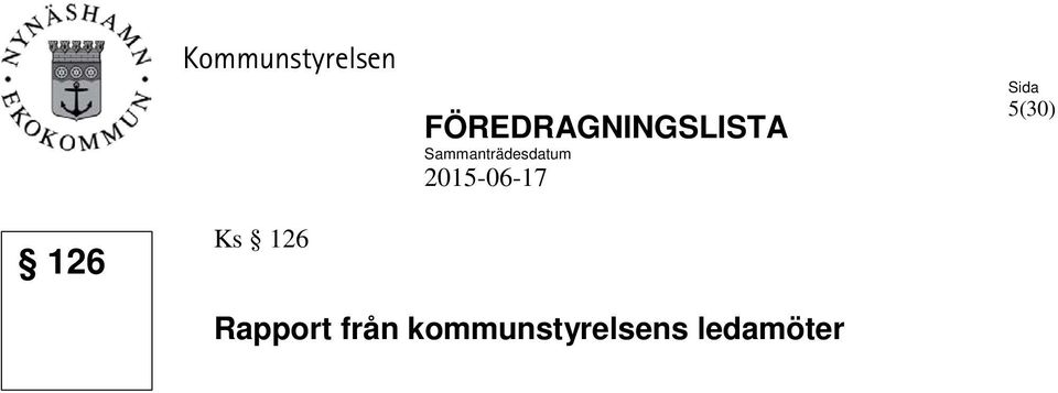 Sammanträdesdatum 2015-06-17