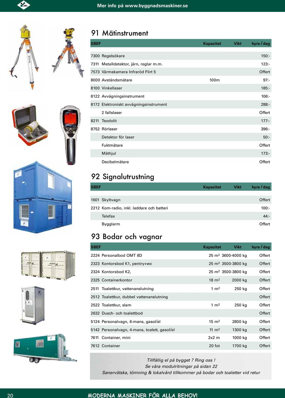 m. 123:- 7573 Värmekamera Infraröd Flirt 5 8000 Avståndsmätare 100m 97:- 8100 Vinkellaser 185:- 8122 Avvägningsinstrument 106:- 8172 Elektroniskt avvägningsinstrument 288:- 2 fallslaser 8211 Teodolit