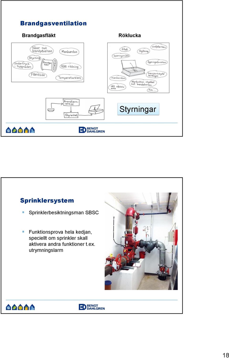 SBSC Funktionsprova hela kedjan, speciellt om