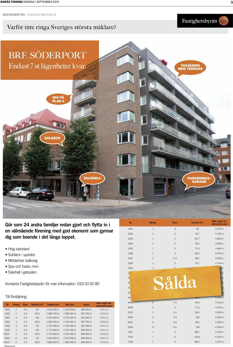 långa loppet. Hög standard Soldäck i sydväst Möblerbar balkong Spa och bastu mm.