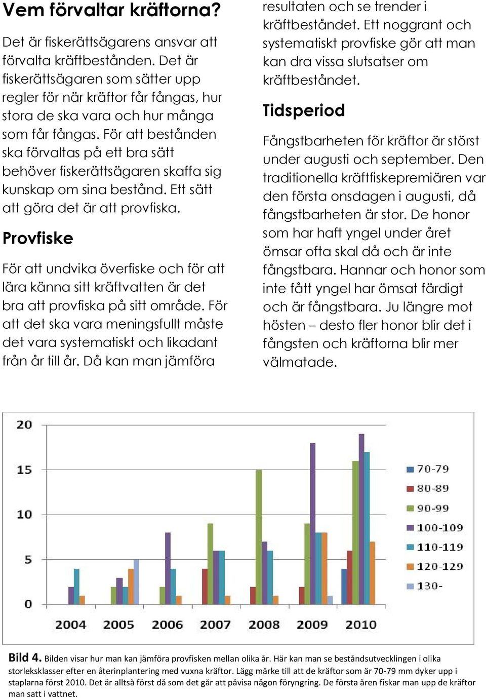 För att bestånden ska förvaltas på ett bra sätt behöver fiskerättsägaren skaffa sig kunskap om sina bestånd. Ett sätt att göra det är att provfiska.