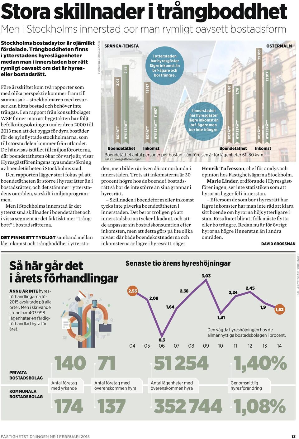 Före årsskiftet kom två rapporter som med olika perspektiv kommer fram till samma sak stockholmaren med resurser kan hitta bostad och behöver inte trängas.