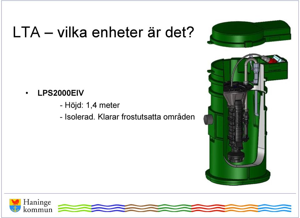 1,4 meter - Isolerad.