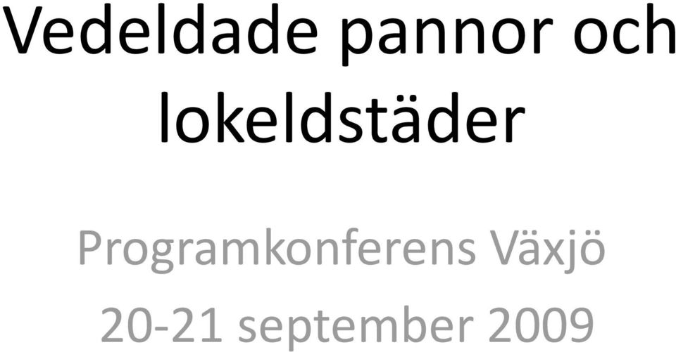 Programkonferens