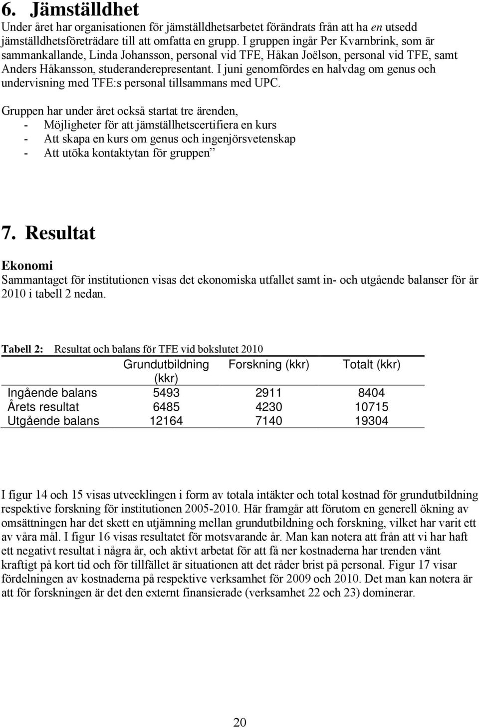 I juni genomfördes en halvdag om genus och undervisning med TFE:s personal tillsammans med UPC.