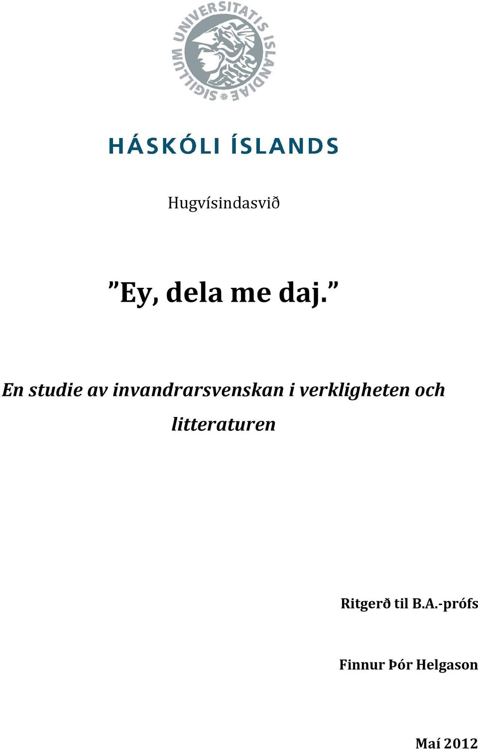 verkligheten och litteraturen