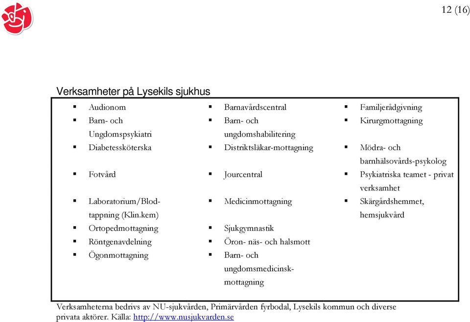 Laboratorium/Blodtappning (Klin.