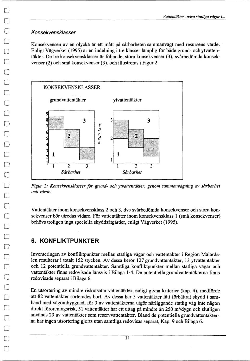 e tre knsekvensklasser är följande, stra knsekvenser (), svårbedömda knsekvenser (2) ch små knsekvenser (), ch illustreras i Figur 2.