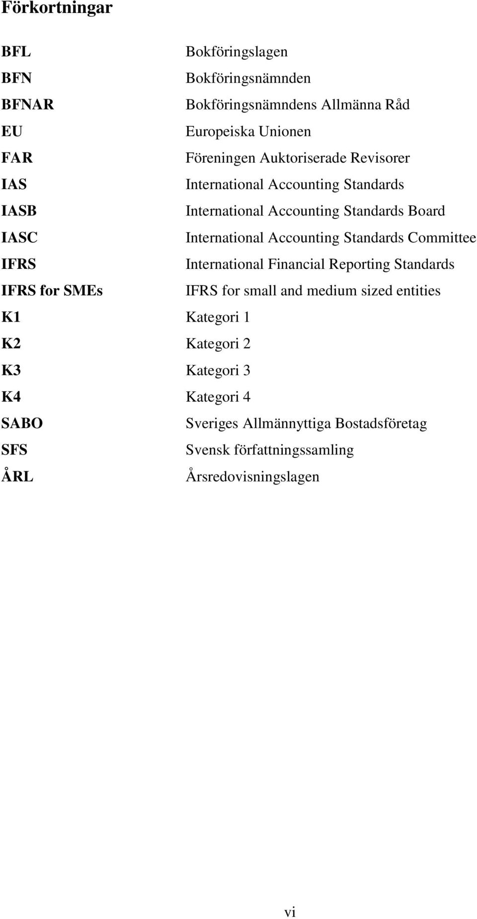 Accounting Standards Committee IFRS International Financial Reporting Standards IFRS for SMEs IFRS for small and medium sized entities K1