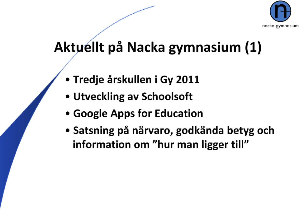 Google Apps for Education Satsning på