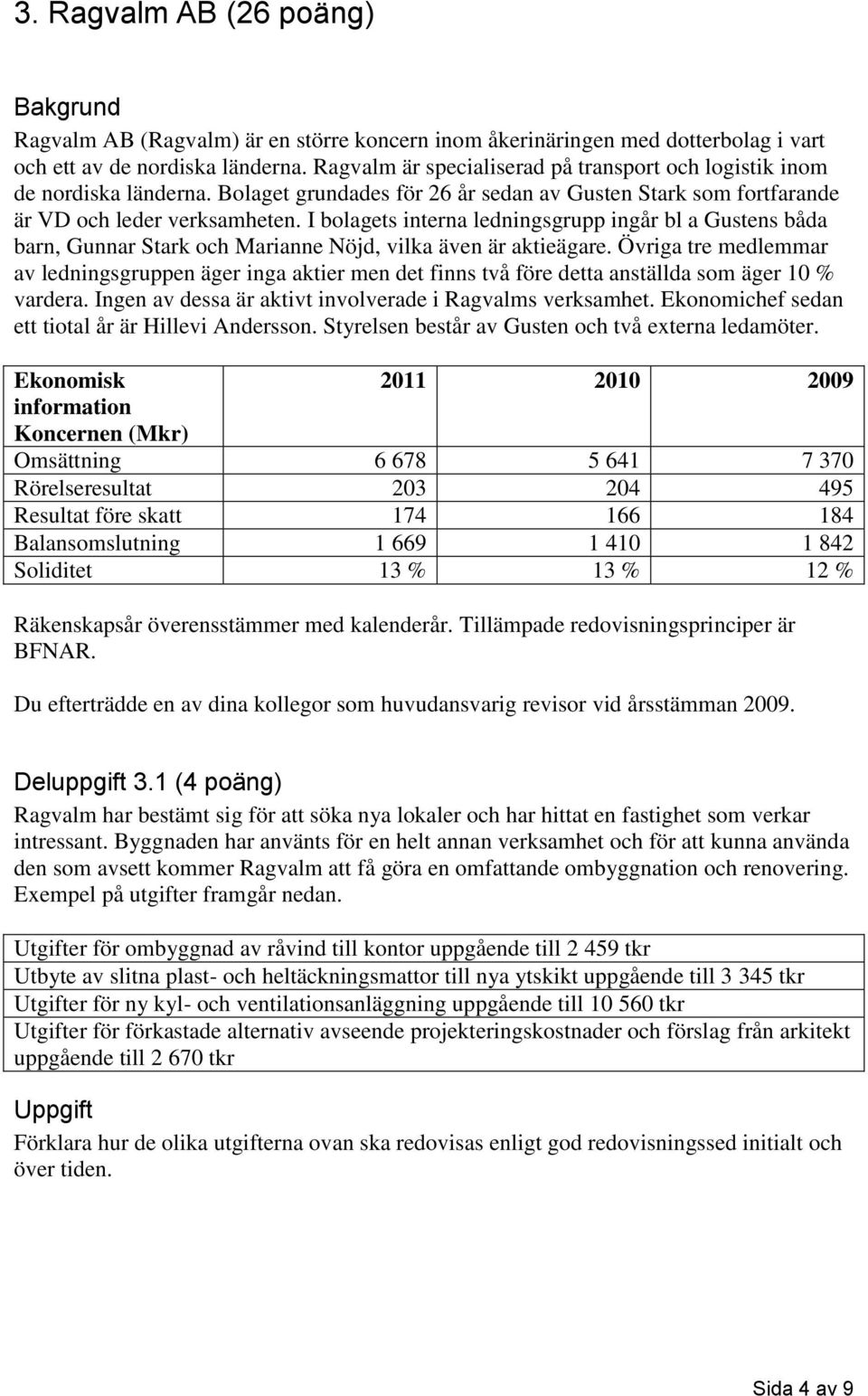 I bolagets interna ledningsgrupp ingår bl a Gustens båda barn, Gunnar Stark och Marianne Nöjd, vilka även är aktieägare.