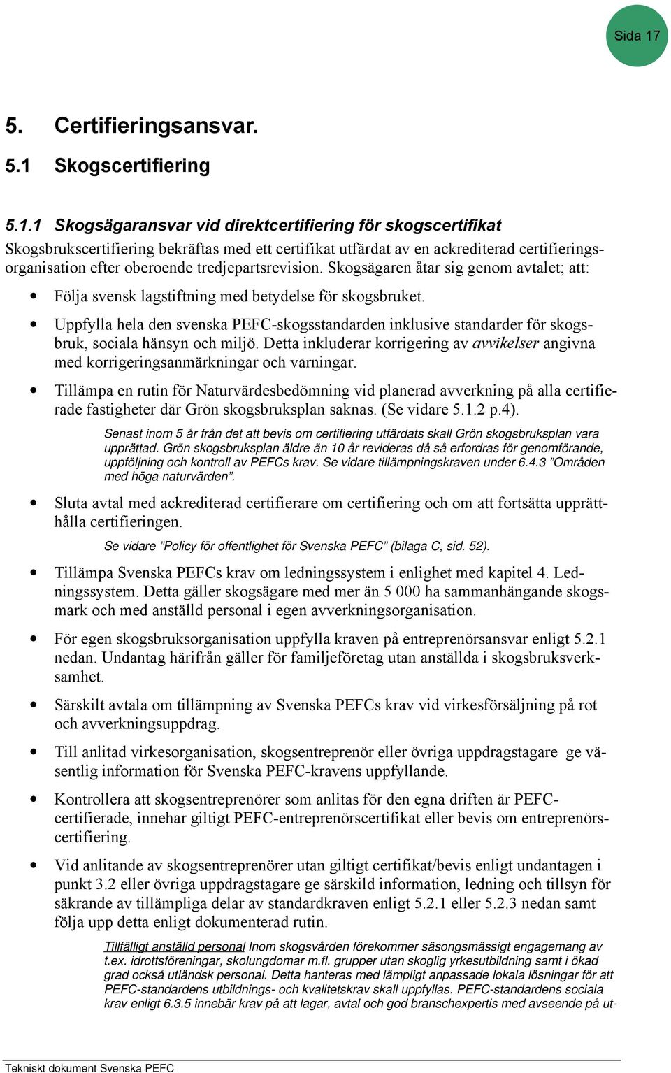 Skogscertifiering 5.1.