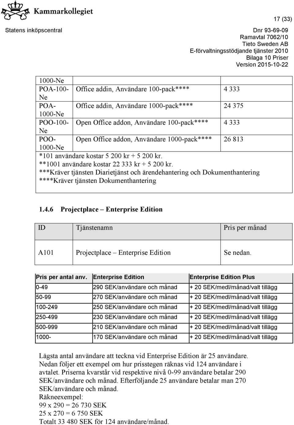 ***Kräver tjänsten Diarietjänst och ärendehantering och Dokumenthantering ****Kräver tjänsten Dokumenthantering 1.4.